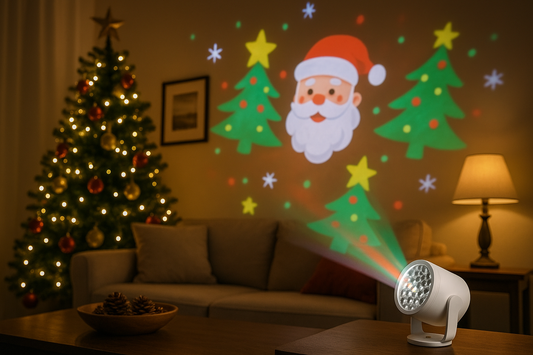 Proyector navideño